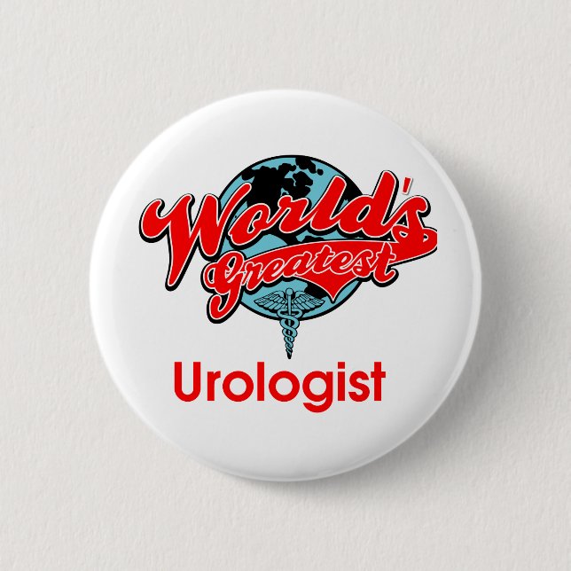 World's Greatest Urologist Button (Front)