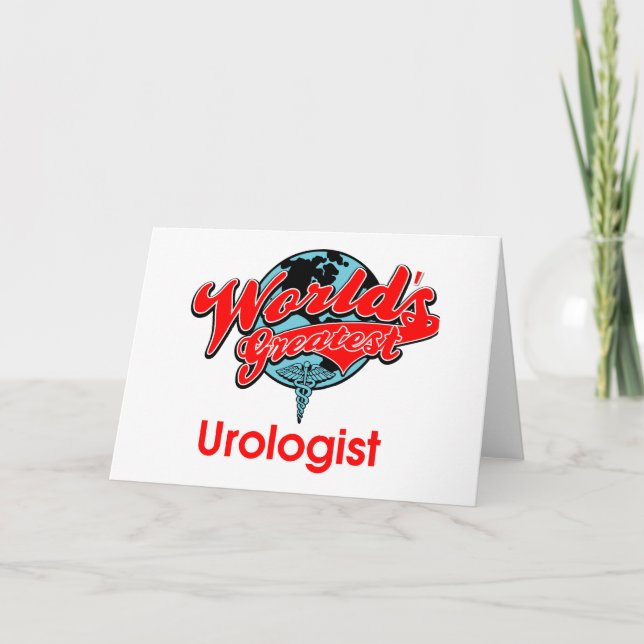 World's Greatest Urologist Card (Front)