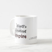 World's Greatest Vampire Coffee Mug (Front Left)