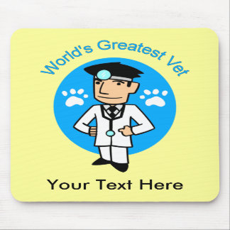 World's Greatest Vet Customizable Mousepad