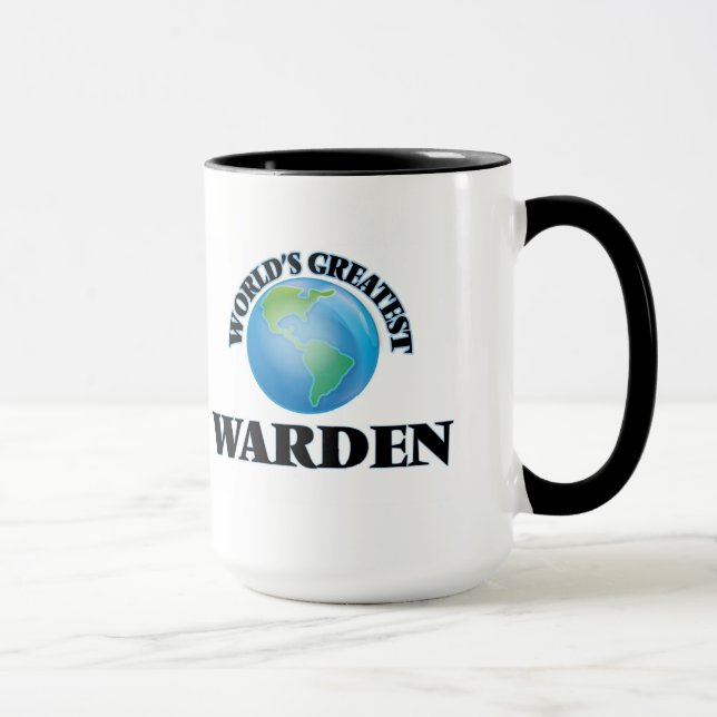 World's Greatest Warden Mug (Right)
