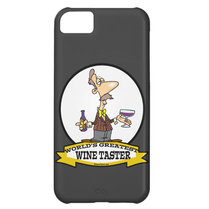 WORLDS GREATEST WINE TASTER CARTOON iPhone 5C COVERS