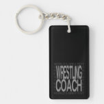 Worlds Greatest Wrestling Coach Keychain at Zazzle