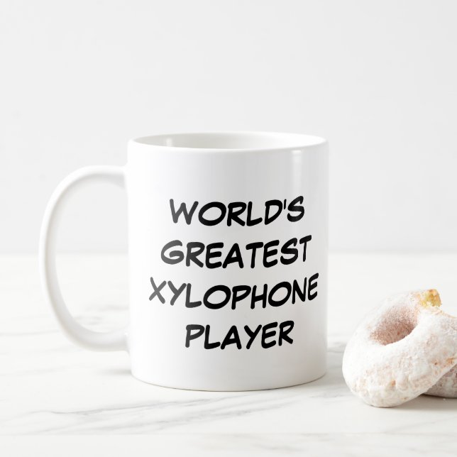 "World's Greatest Xylophone Player" Mug (With Donut)