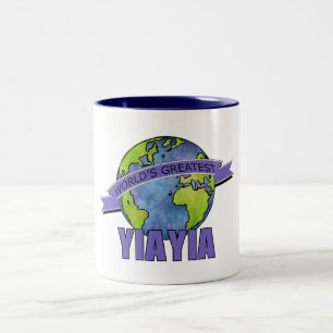 World's Greatest YiaYia Two-Tone Coffee Mug
