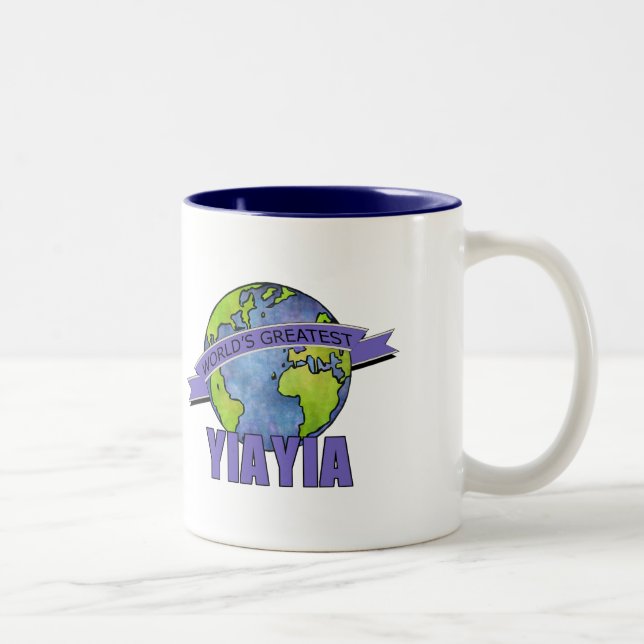World's Greatest YiaYia Two-Tone Coffee Mug (Right)