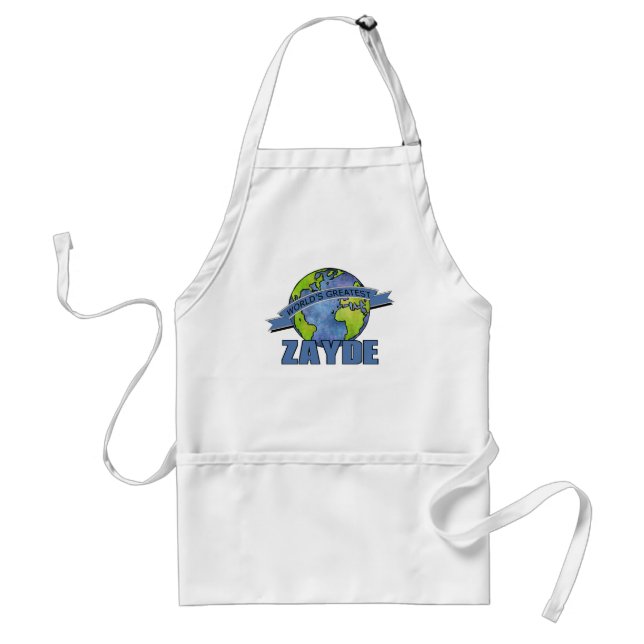 World's Greatest Zayde Adult Apron (Front)