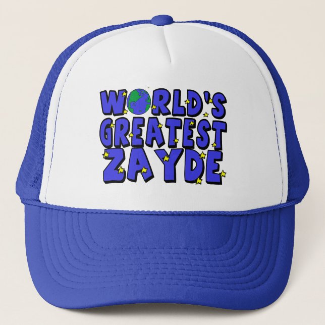 World's Greatest Zayde Trucker Hat (Front)