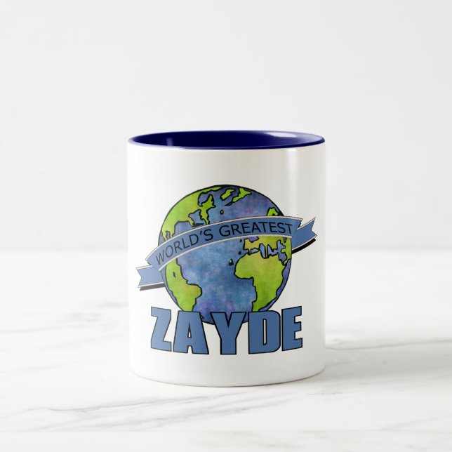 World's Greatest Zayde Two-Tone Coffee Mug (Center)