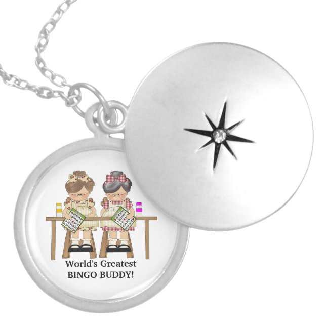 World's Grestest Bingo Buddy locket (Front)