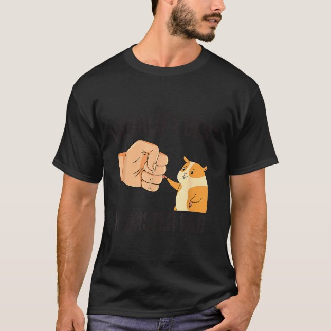 World's Hamster Dad Costume For Animal Lovers Hams T-Shirt (Front)