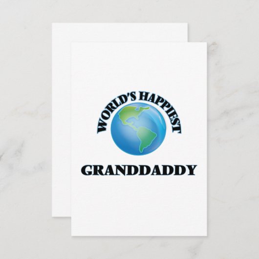 World's Happiest Granddaddy (Front/Back)