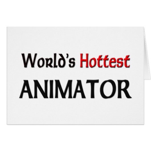 Worlds Hottest Animator Cards (Front Horizontal)
