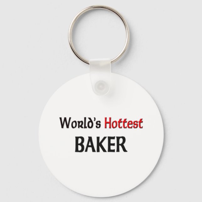 Worlds Hottest Baker Keychain (Front)