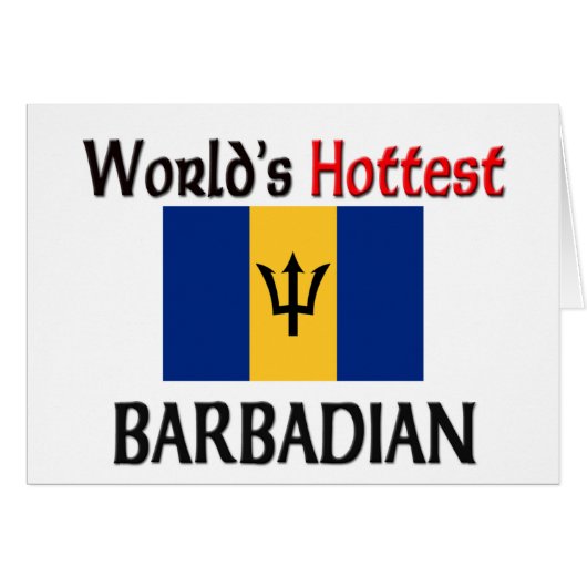 World's Hottest Barbadian Cards (Front Horizontal)