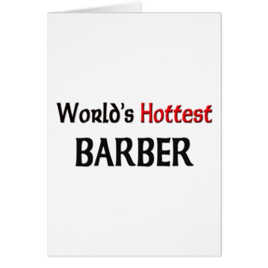 Worlds Hottest Barber Cards (Front)