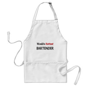 Worlds Hottest Bartender Adult Apron