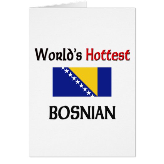 World's Hottest Bosnian Cards (Front)