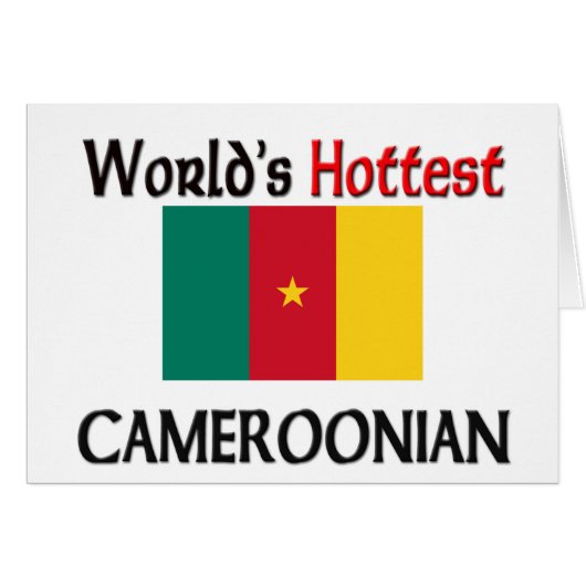 World's Hottest Cameroonian Cards (Front Horizontal)