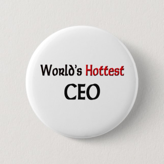 Worlds Hottest Ceo Button (Front)