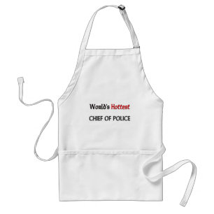 Worlds Hottest Chief Of Police Adult Apron