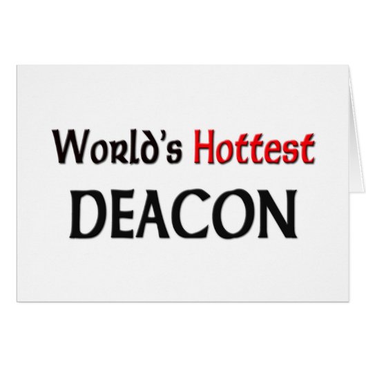 Worlds Hottest Deacon Cards (Front Horizontal)