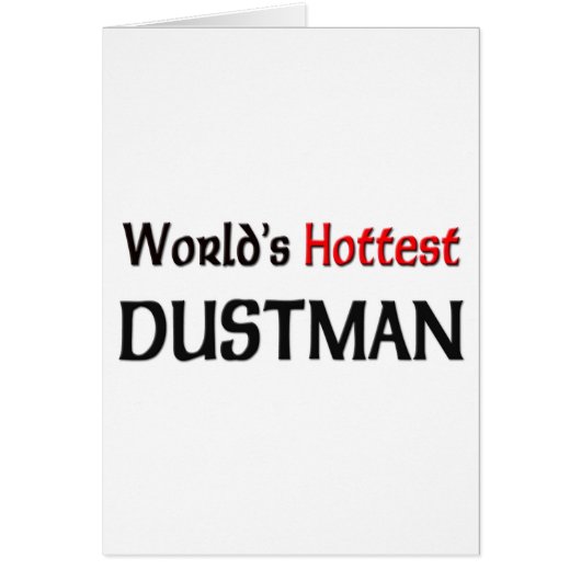 Worlds Hottest Dustman Cards (Front)