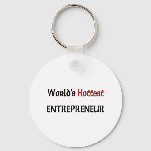 Worlds Hottest Entrepreneur Keychain (Front)