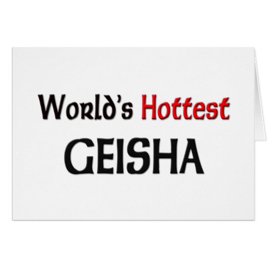 Worlds Hottest Geisha Cards (Front Horizontal)