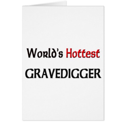 Worlds Hottest Gravedigger Cards (Front)