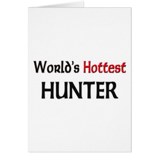 Worlds Hottest Hunter Cards (Front)