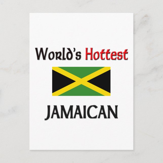 World's Hottest Jamaican Postcard (Front)