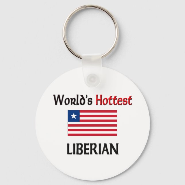 World's Hottest Liberian Keychain (Front)