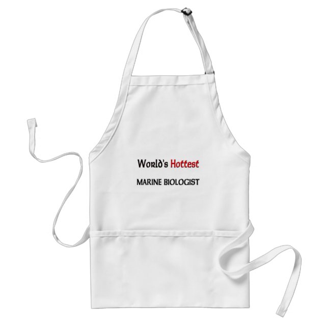 Worlds Hottest Marine Biologist Adult Apron (Front)