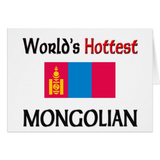 World's Hottest Mongolian Cards (Front Horizontal)