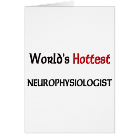 Worlds Hottest Neurophysiologist Cards (Front)