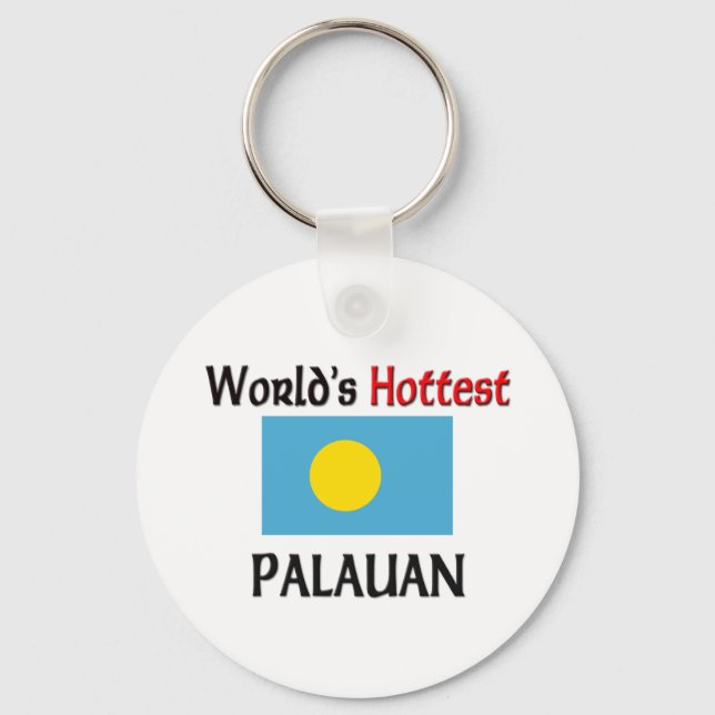 World's Hottest Palauan Keychain (Front)