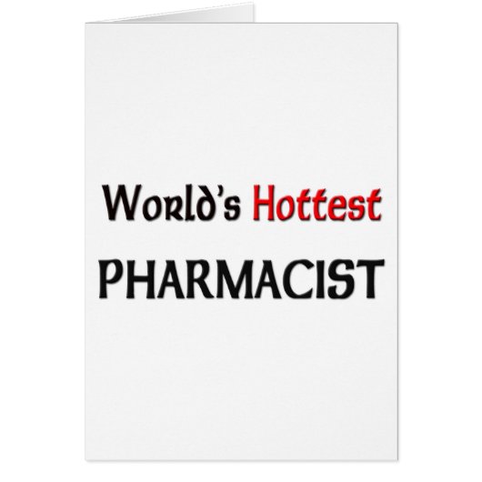 Worlds Hottest Pharmacist Cards (Front)