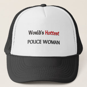 Worlds Hottest Police Woman Trucker Hat