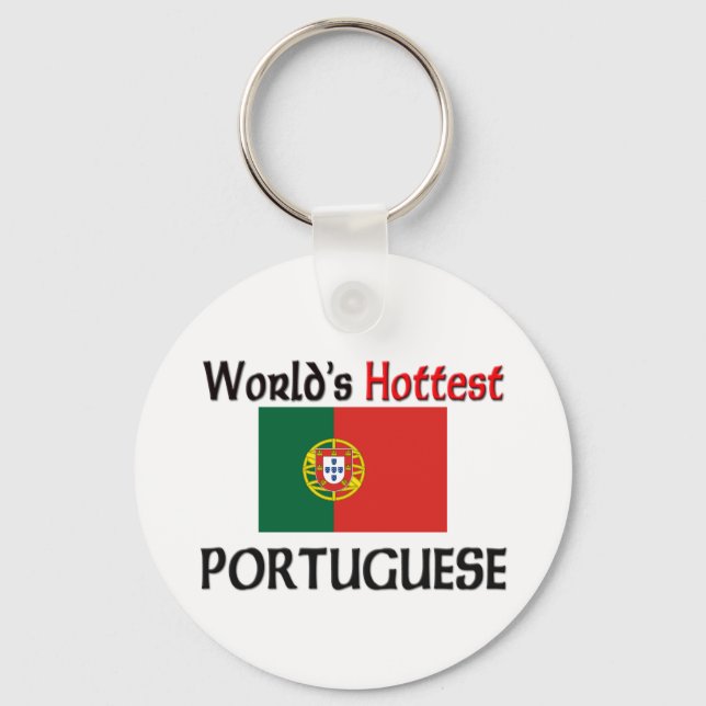 World's Hottest Portuguese Keychain (Front)
