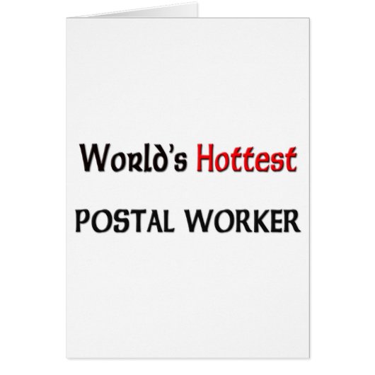 Worlds Hottest Postal Worker Cards (Front)