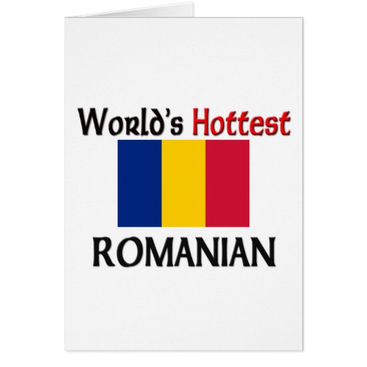 World's Hottest Romanian Cards (Front)