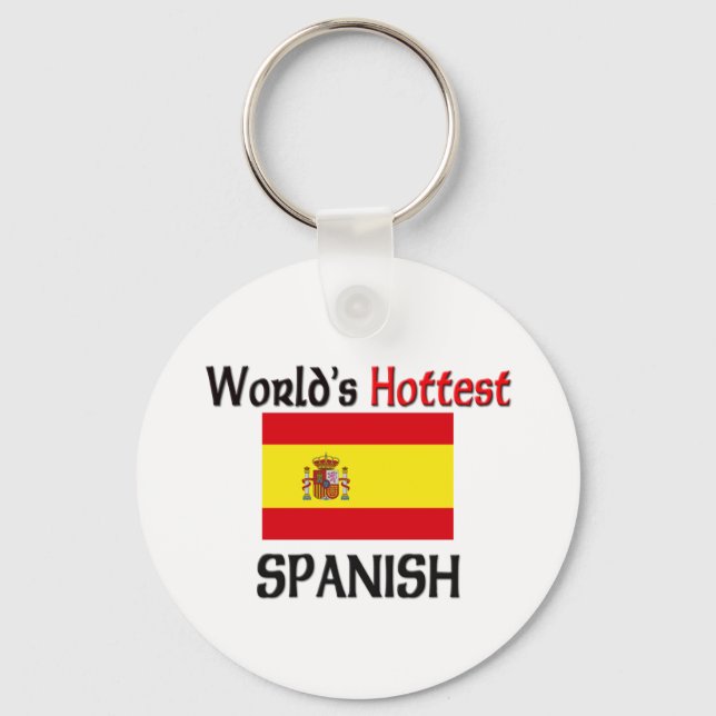 World's Hottest Spanish Keychain (Front)