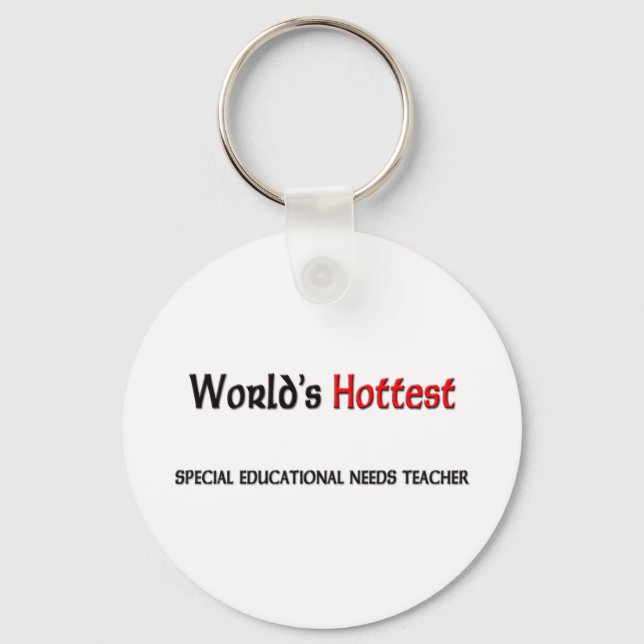 Worlds Hottest Special Educational Needs Teacher Keychain (Front)