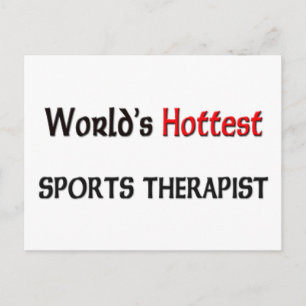 Worlds Hottest Sports Therapist Postcard