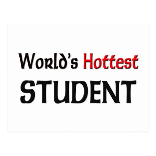 Worlds Hottest Student Postcard