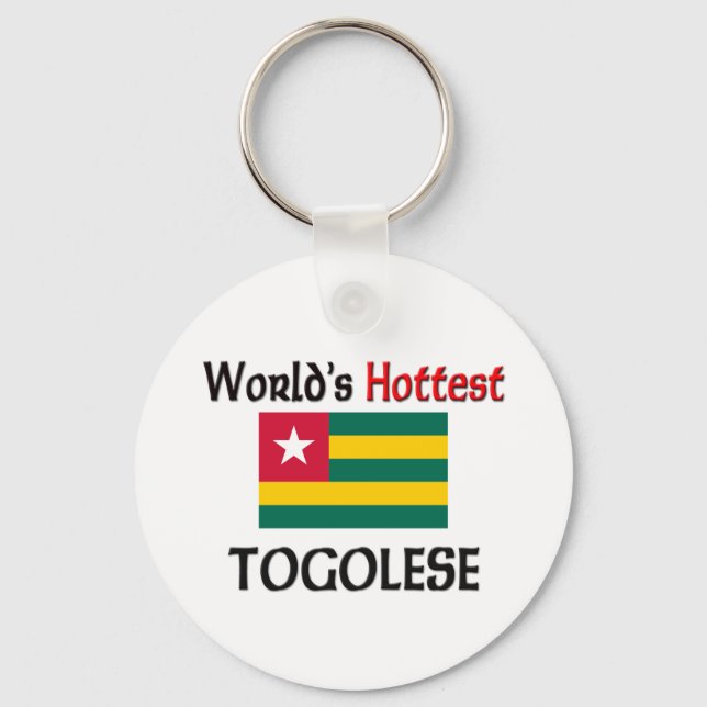 World's Hottest Togolese Keychain (Front)