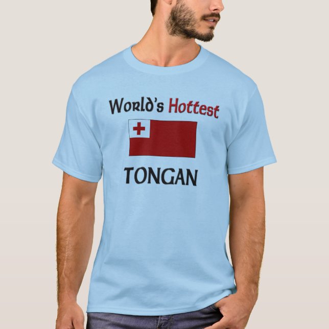 World's Hottest Tongan T-Shirt (Front)