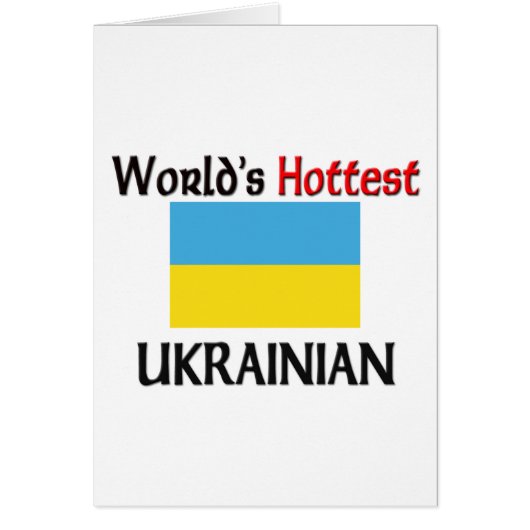 World's Hottest Ukrainian Cards (Front)