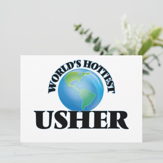 World's Hottest Usher (Standing Front)